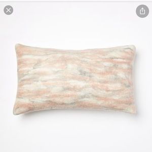 West Elm Rosette Felted Marble Pillow Cover
